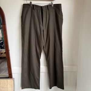 Reiss Brown Wool Cashmere Men’s Trousers Size 34
